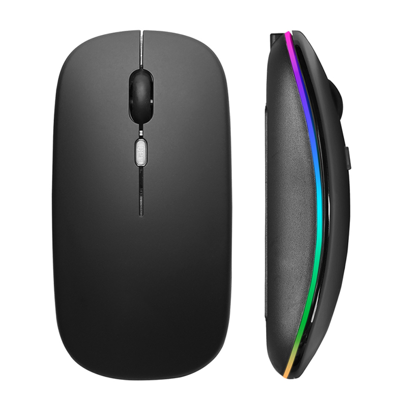 Mini Wireless Mouse - ماوس لاسلكي RGB قابل لإعادة الشحن