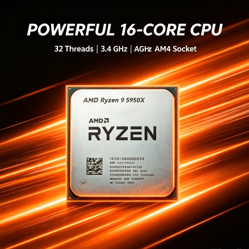 Amd Cpu Ryzen 9 - معالج Ryzen 9 5950X ذو 16