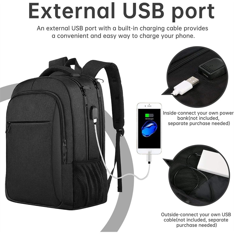 حقيبة ظهر كبيرة للسفر والكمبيو - مراجعة Laptop Bag Waterproof وسعره
