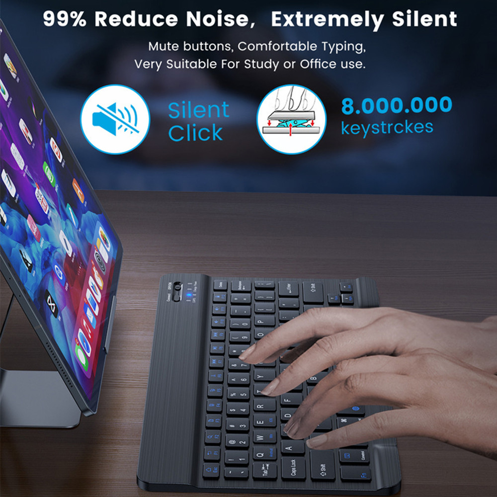 ماوس لوحة مفاتيح لاسلكي بلوتوث - مراجعة Mini Wireless Mouse وسعره