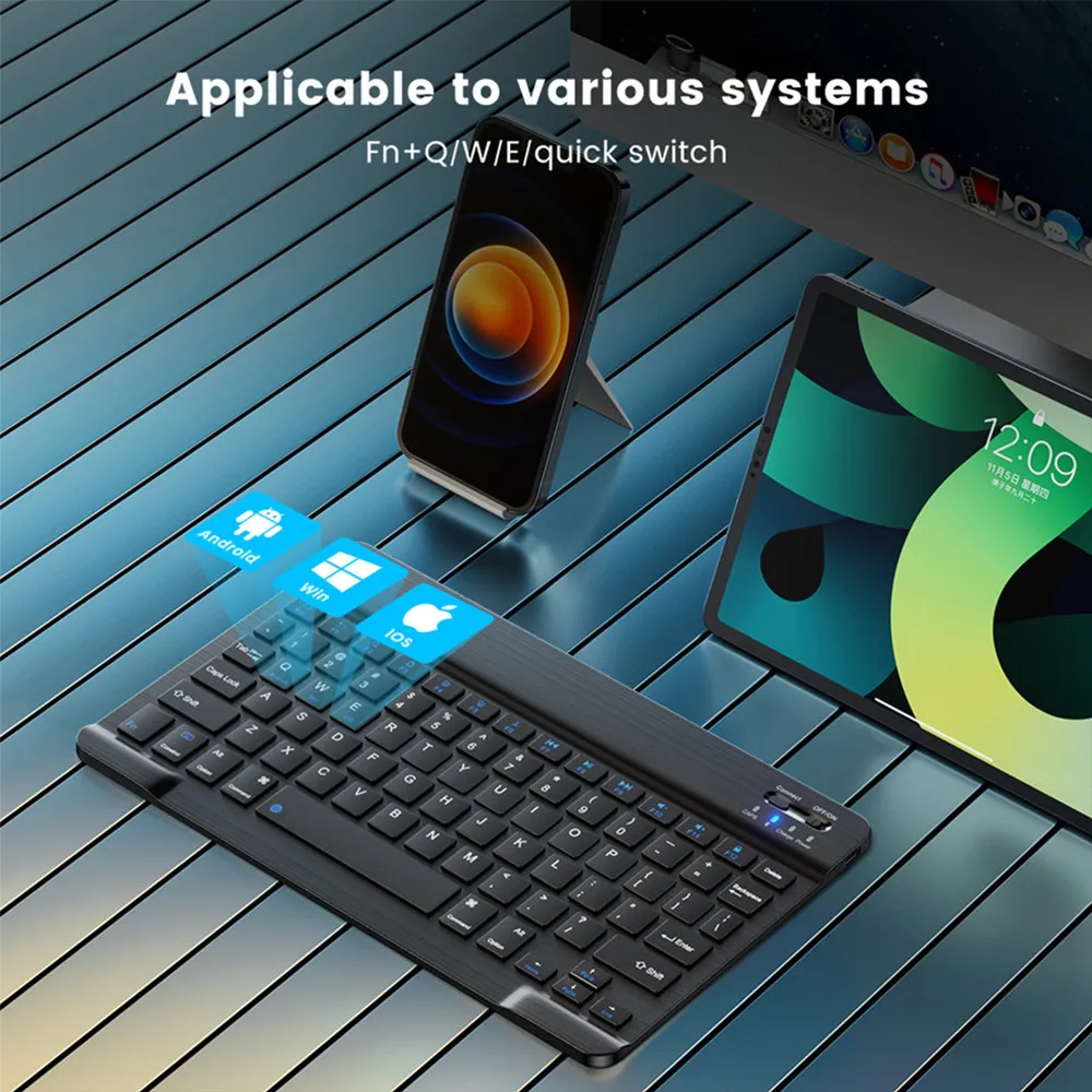 ماوس لوحة مفاتيح لاسلكي بلوتوث - مراجعة Mini Wireless Mouse وسعره