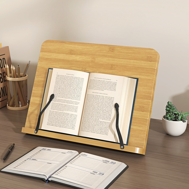 حامل كتب خشبي للقراءة، دعامة م - مراجعة Laptop Office Accessories وسعره