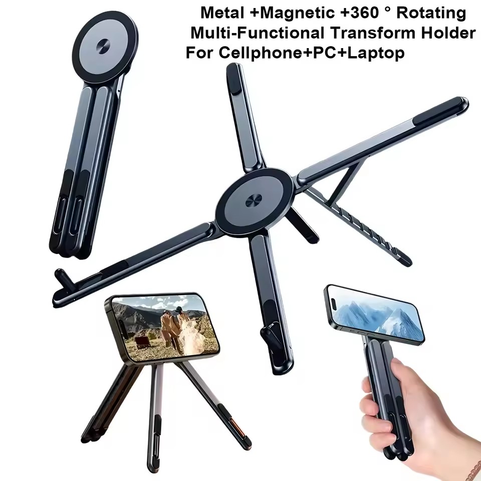 حامل هاتف مغناطيسي محمول وعصا  - مراجعة Laptop Accessories Table وسعره