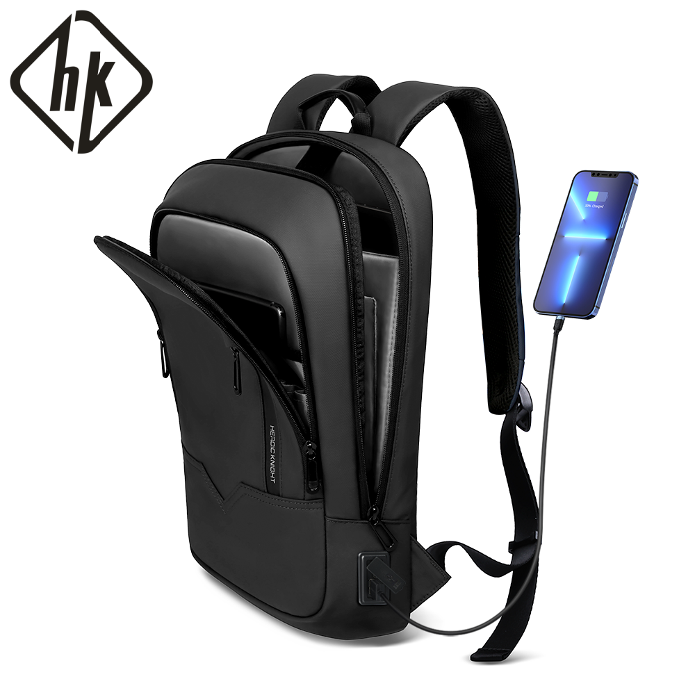 حقيبة ظهر HK Slim Business للر - مراجعة Laptop Bag Waterproof وسعره