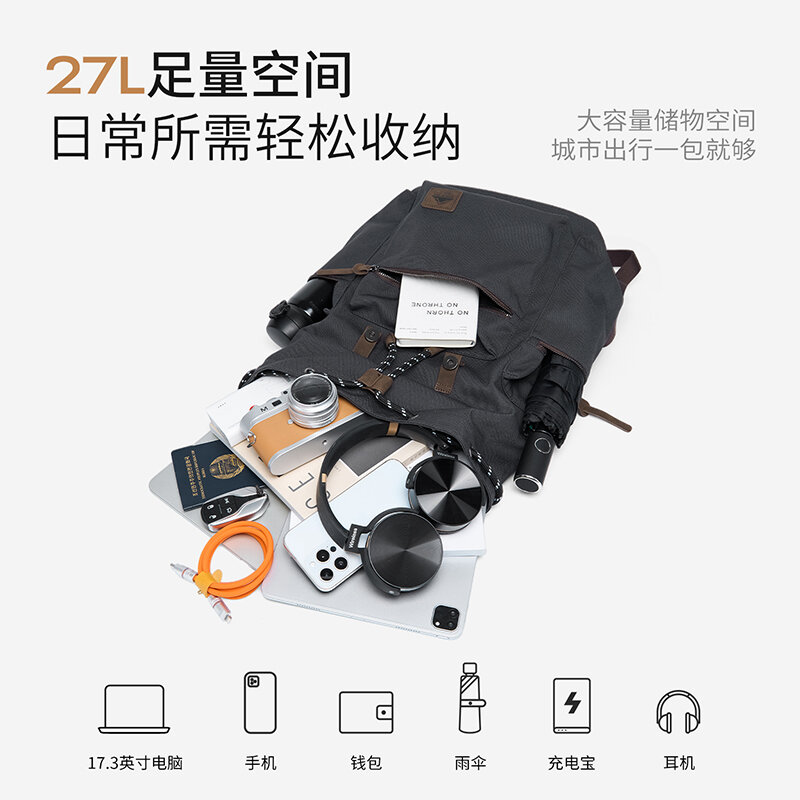 حقيبة ظهر كبيرة من MOYYI بسعة  - مراجعة Laptop Bag Waterproof وسعره